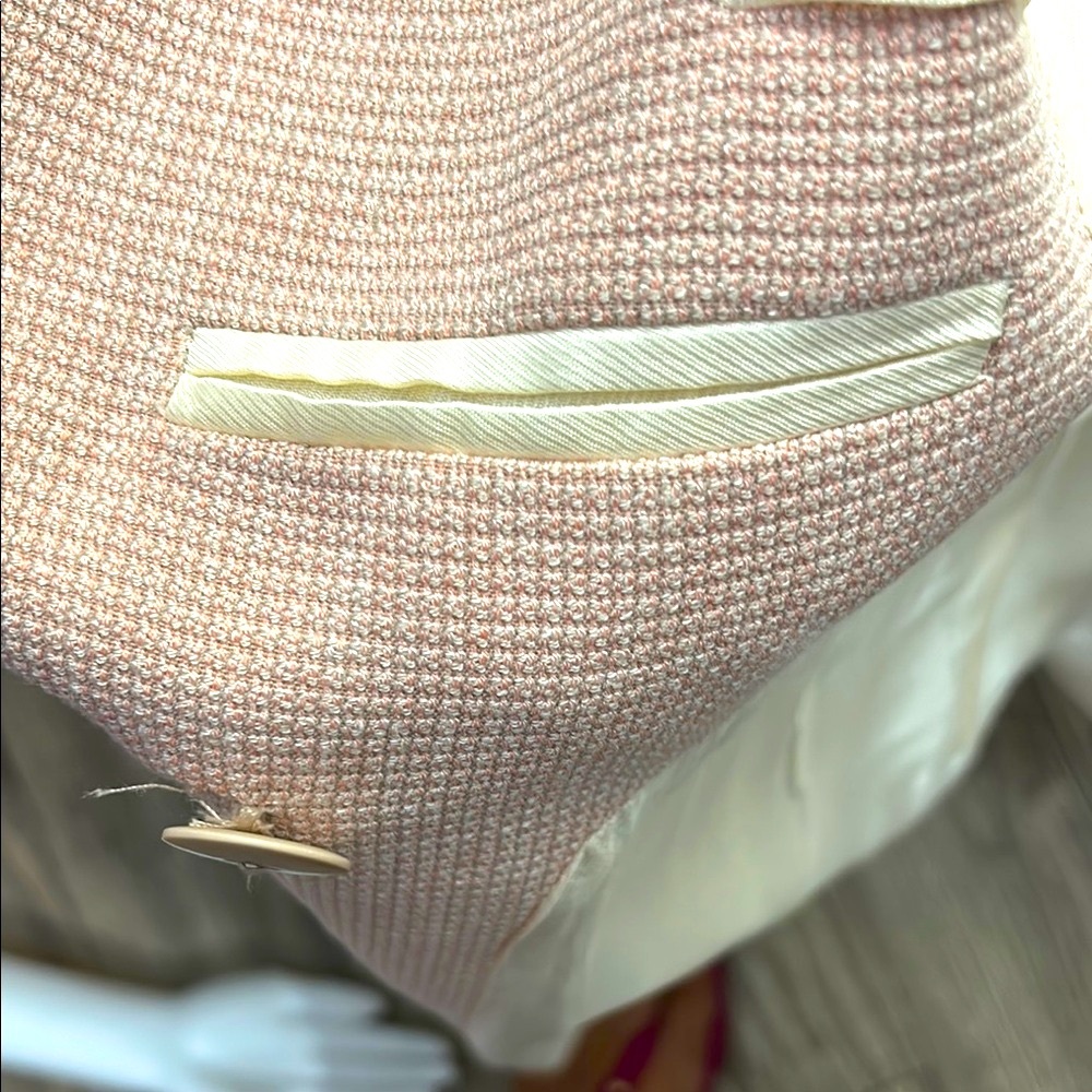 Zara Pink Blazer with Gold Buttons - Picture 15 of 16